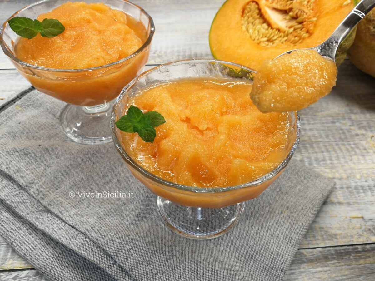 granita al melone
