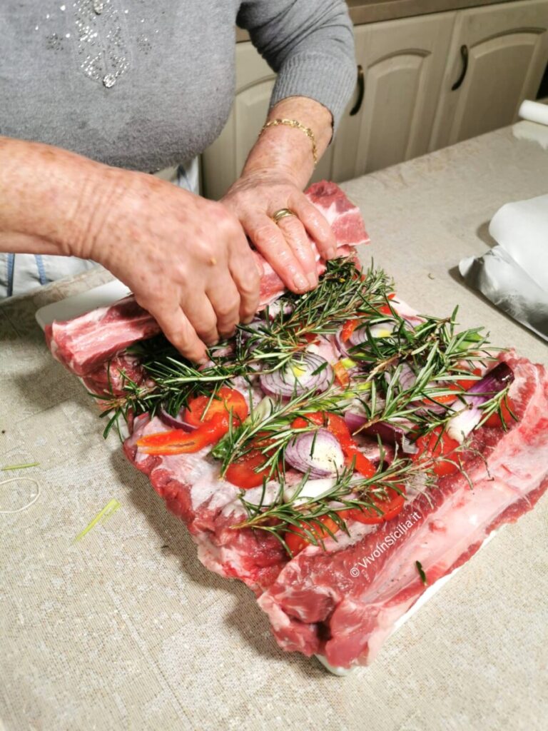 Carne al forno alla siciliana