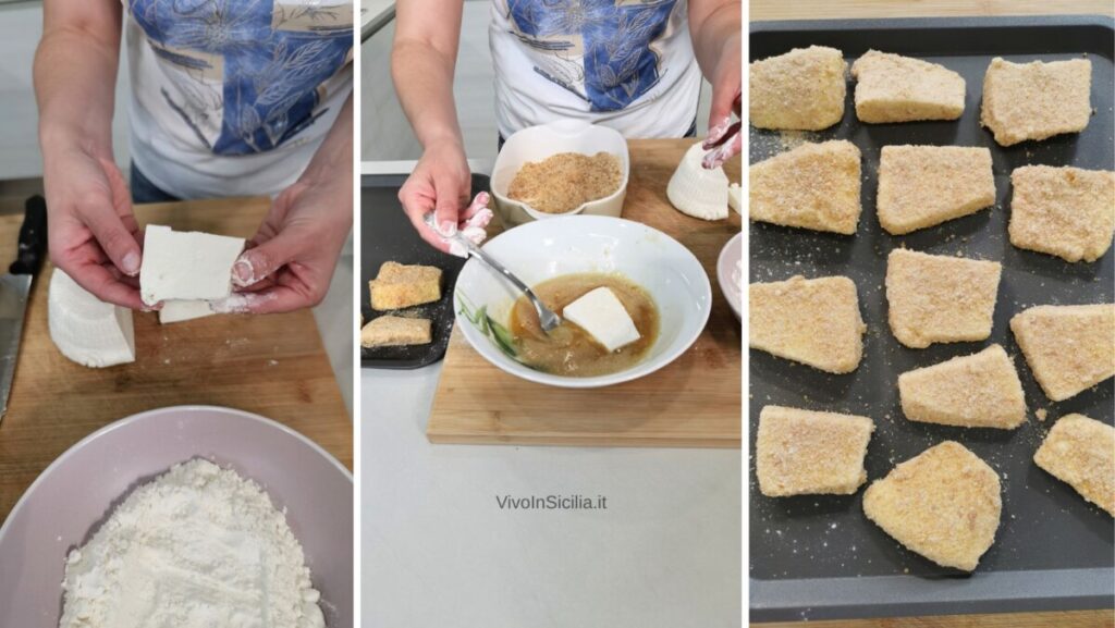 Ricotta fritta croccante